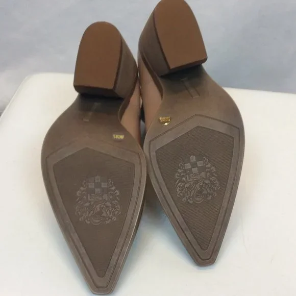 Vince Camuto Tan Leather Ankle Boots | 8M/38 1/2 - Picture 5 of 5